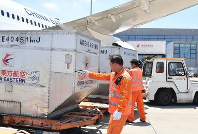 烈日下的坚守 东航装卸员的汗水与旅客的温情